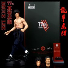 Bruce Lee 77th Anniversary Edition Figure Enter the Dragon Three-headed Statue##