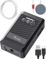 Pawfly Ultra Quiet Live Bait Aerator USB Rechargeable Battery Air Pump for 5-100