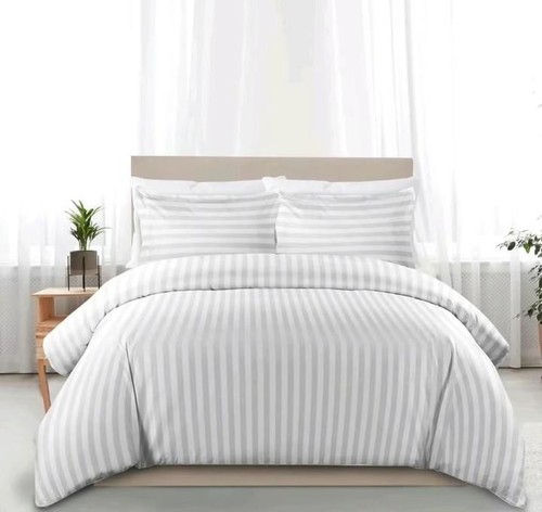 White striped duvet - cover, set