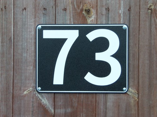 Personalised house number - personalised,