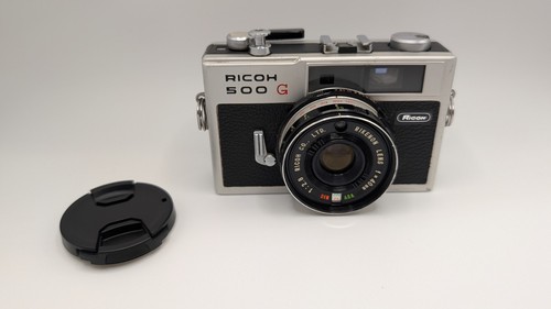 Ricoh 500g 35mm camera - camera, meter