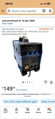 Mig 140 inverter welder - mig,