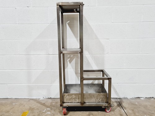 Stainless steel mobile storage - steel,