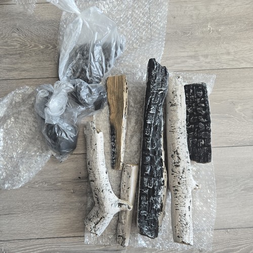 Gas fire ceramic - fire, replacement