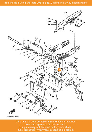 Yamaha nut self locking - yamaha, nut,