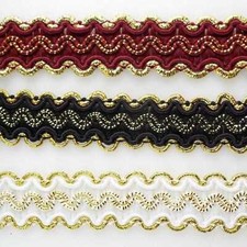 15mm Gold Gimp Braid Scroll