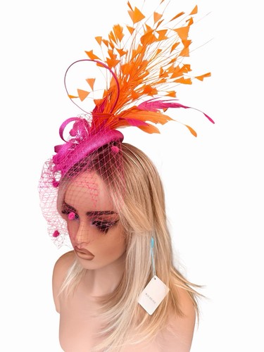 Fuchsia pink and orange - fuchsia,