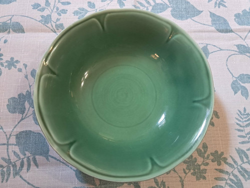 Clemons pottery petal - pottery, "petal