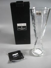 John Rocha Waterford Crystal Signed Vase Ireland 9" MIB
