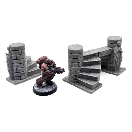 Crypt stairs 28mm model - 28mm,