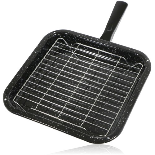 Small square enamelled - small, grill