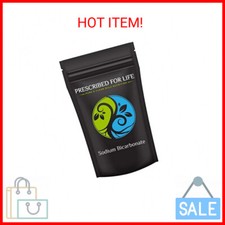 Prescribed For Life, Natural Sodium Bicarbonate (Baking Soda) Powder, 1 Lb Pouch