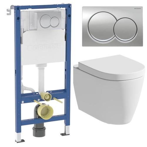 Rimless wall hung - rimless, toilet