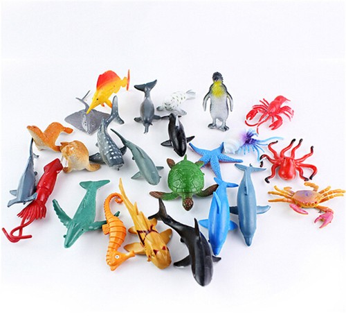 24pcs sea life model pool - 24pcs, fish