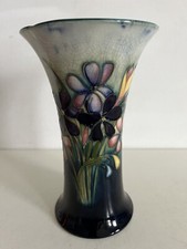 William Moorcroft Flambé Vase Spring Flowers Design 21cm