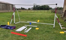 1 X Original Samba Multi Football Goal Posts 12ft x 6ft ( Extends 16 x 7) 