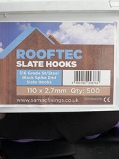 SLATE HOOK  2.7mm x 110mm CUT