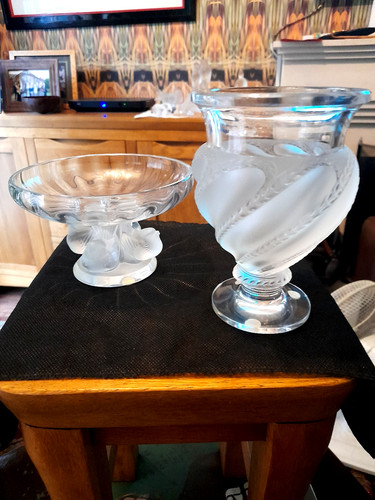 Lalique nogent footed bird - lalique,