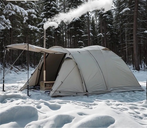 Fireproof person winter tent - fireproof,