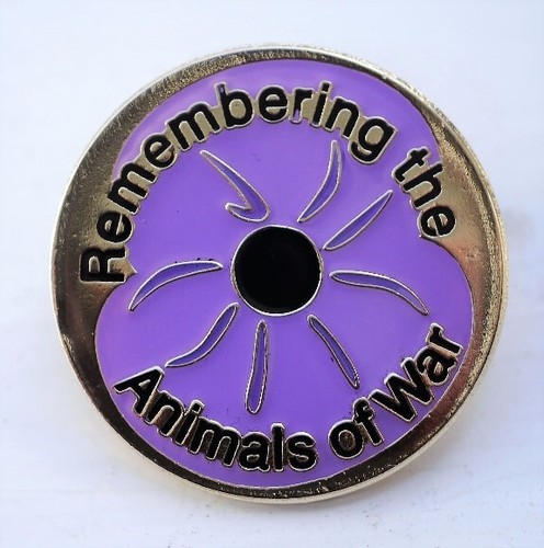 Purple poppy badges - purple,
