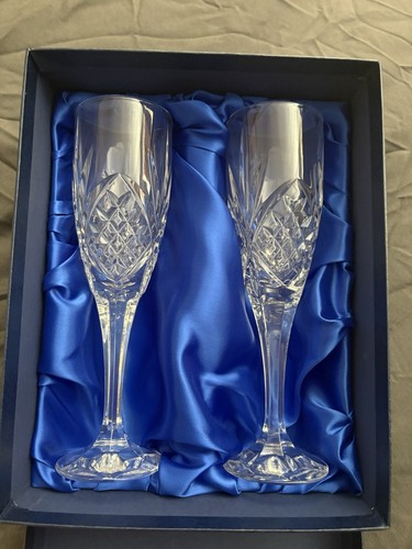 Rockingham crystal flutes 2 - crystal, x