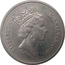 Gibraltar 10 Pence Coin | Elizabeth II | Europort | Gibraltar | 1992 - 1997