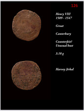 b2: Henry VIII Tudor Hammered Groat - a contemporary non-regal - rare (F.LIM)