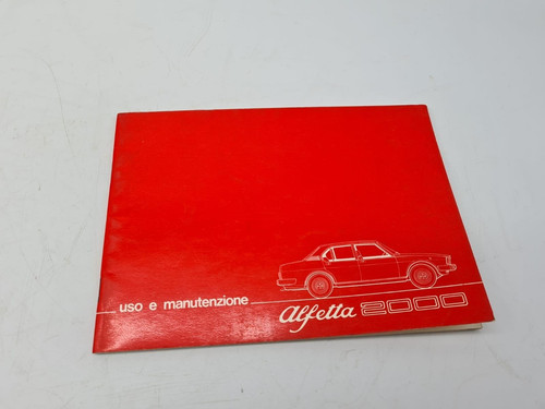 Alfa romeo alfetta 2000 - 2000, use