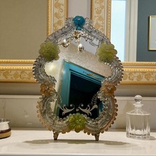 Antique Venetian mirror in