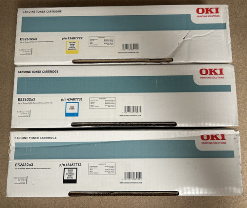 Oki es2632a3 black cyan - 3x,