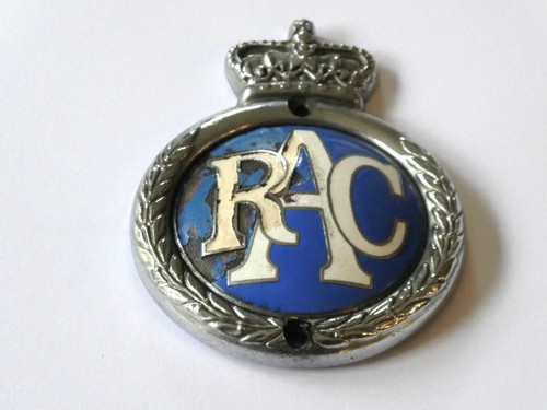 Vintage rac badge very - rac, heavy