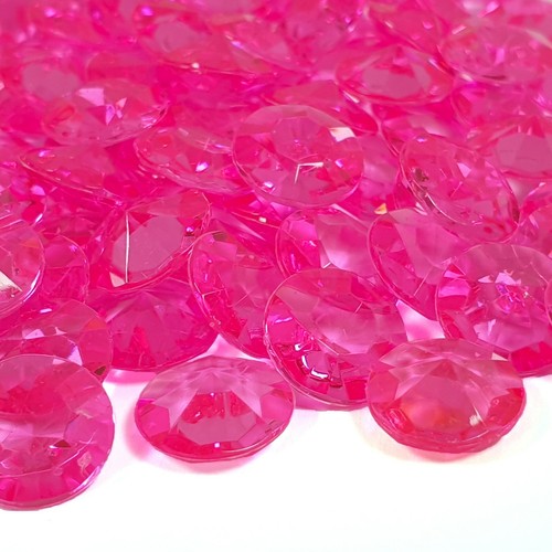 Hot pink diamante scatter - hot,