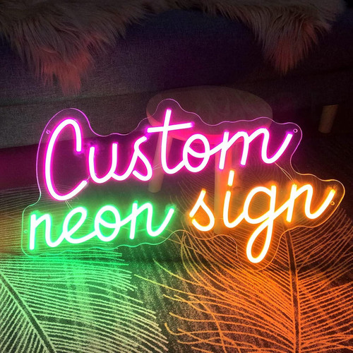 Custom neon sign signs - neon,