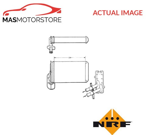 Heater radiator exchanger lhd - exchanger,