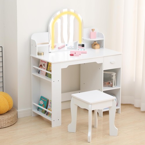 Kids vanity table stool - stool, set