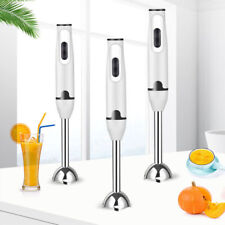 400W Hand Blender Electric Stick Blender Curry Puree Food Mixer Liquidiser NEW