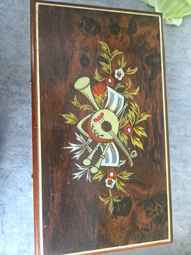 Vintage retro wooden - vintage/retro, music