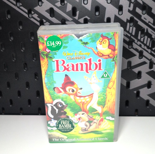 Bambi vhs video tape - vhs,