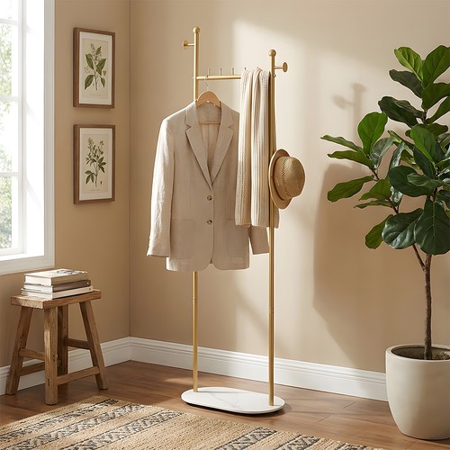 Freestanding metal coat - metal, rack