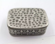 Antique Pewter Snuff Box