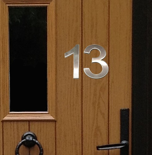 Stick house numbers - -, 13