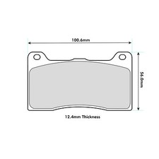 Ferodo DS3000 Brake Pads To Fit Wilwood Dynapro / Billet Dynalite Calipers