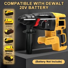 Cordless Hammer Drill for with DeWalt 18V 20V Max Battery, Brushless SDS Rotary