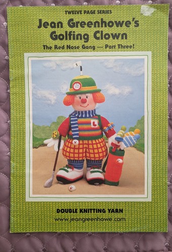 Jean greenhowe golfing clown - jean,