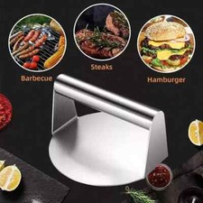 Stainless Steel Burger Press 5.51 Inch round Burger Smasher Heavy-Duty Smash UK