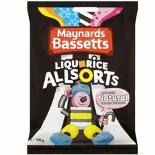 Bassetts Liquorice Allsorts - 165g - Pack of 3