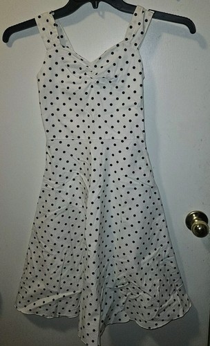 Vintage polka dot dress - polka,