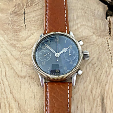 [222] - Tutima - Glashütte Eurofa 59 / Pilot's Chronograph / Pilot's Watch / Watch WWII