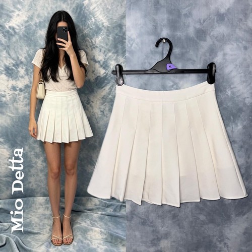 Shein white pleated tennis - shein,