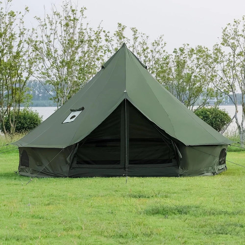Bell tent with stove jack - stove, –